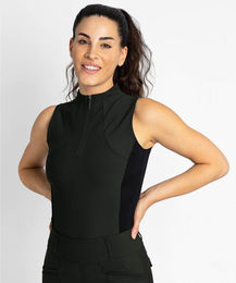 Maximilian Equestrian Base Layer Damen Sleeveless Funktionsshirt Hunter Green Größe L – Bild 1 von 1