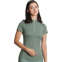 Produktbild von Maximilian Equestrian Base Layer Funktionsshirt Damen Kurzarm Army Green Größe L