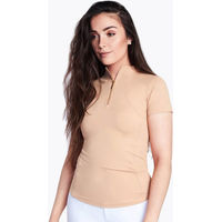 Produktbild von Maximilian Equestrian Base Layer Funktionsshirt Damen Kurzarm Beige Größe S