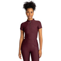 Produktbild von Maximilian Equestrian Base Layer Funktionsshirt Damen Kurzarm Bordeaux Grösse L