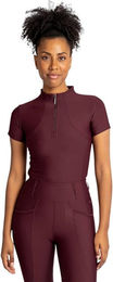 Maximilian Equestrian Base Layer Funktionsshirt Damen Kurzarm Bordeaux Grösse S – Bild 1 von 1
