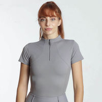 Produktbild von Maximilian Equestrian Base Layer Funktionsshirt Damen Kurzarm Grau XS