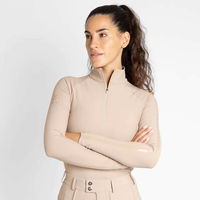 Produktbild von Maximilian Equestrian Base Layer Funktionsshirt Damen Reflection Long Sleeve Beige XXS