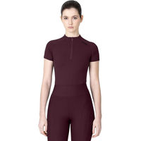 Produktbild von Maximilian Equestrian Baselayer Damen Kurzarm Origin Funktionsshirt Burgundy XL