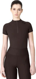 Maximilian Equestrian Baselayer Damen Kurzarm Origin Funktionsshirt Chocolate XS – Bild 1 von 1