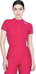 Maximilian Equestrian Baselayer Damen Kurzarm Origin Funktionsshirt Cranberry XXS – Bild 1 von 1