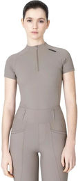 Maximilian Equestrian Baselayer Damen Kurzarm Origin Funktionsshirt Taupe M – Bild 1 von 1