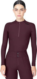 Maximilian Equestrian Baselayer Damen Langarm Origin Longsleeve Bordeaux Grösse M – Bild 1 von 1