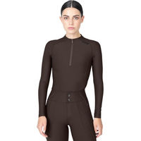 Produktbild von Maximilian Equestrian Baselayer Damen Langarm Origin Longsleeve Braun S
