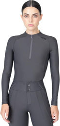 Maximilian Equestrian Baselayer Damen Langarm Origin Longsleeve Grau XXS – Bild 1 von 1