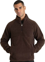 Maximilian Equestrian Clan Teddy Halfzip Hoodie Unisex Chocolate Größe L – Bild 1 von 1