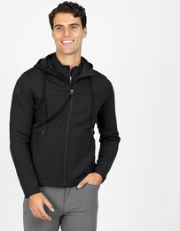 Maximilian Equestrian Club Zip-Hoodie Sweatjacke für Herren in Schwarz Größe L mit Mesh-Einsatz – Bild 1 von 1