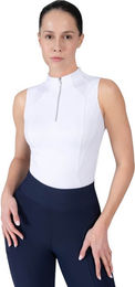 Maximilian Equestrian Damen Sleeveless Frame Funktionsshirt mit Mesh Weiß XS – Bild 1 von 1