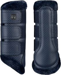 Maximilian Equestrian Drift Brushing Boots Gamaschen aus Neopren Navy Blau Größe M – Bild 1 von 1