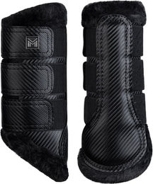Maximilian Equestrian Drift Brushing Boots Gamaschen aus Neopren Schwarz Größe M – Bild 1 von 1