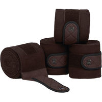 Produktbild von Maximilian Equestrian Fleecebandagen Crew 4er Set Braun 3 m