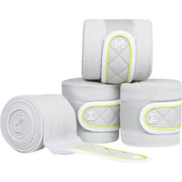 Produktbild von Maximilian Equestrian Fleecebandagen Crew 4er Set Glacier/Lime 3 m