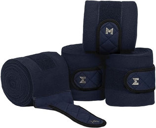 Maximilian Equestrian Fleecebandagen Crew 4er Set Navy Blau 3 m – Bild 1 von 1