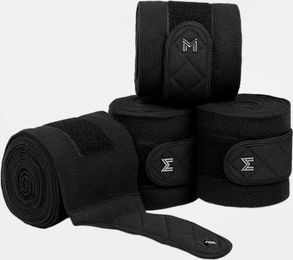 Maximilian Equestrian Fleecebandagen Crew 4er Set Schwarz 3 m – Bild 1 von 1