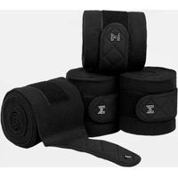 Produktbild von Maximilian Equestrian Fleecebandagen Crew 4er Set Schwarz 3 m