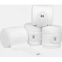 Produktbild von Maximilian Equestrian Fleecebandagen Crew 4er Set Weiß 3 m