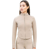 Produktbild von Maximilian Equestrian Fleecejacke Damen Contour Übergangsjacke Beige Größe S