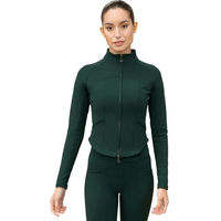 Produktbild von Maximilian Equestrian Fleecejacke Damen Contour Übergangsjacke Grün Größe L
