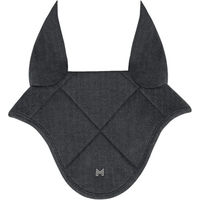 Produktbild von Maximilian Equestrian Fliegenhaube Herringbone Ear Bonnet Grau Full aus Stoff