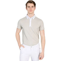 Produktbild von Maximilian Equestrian Focus Competition Reitshirt Herren Kurzarm Sand XS
