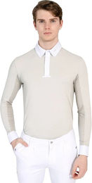 Maximilian Equestrian Focus Competition Reitshirt Herren Langarm Sand XL – Bild 1 von 1