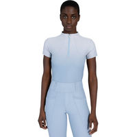 Produktbild von Maximilian Equestrian Funktionsshirt Damen Kurzarm Ombré Base Layer Aqua XL