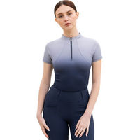 Produktbild von Maximilian Equestrian Funktionsshirt Damen Kurzarm Ombré Base Layer Navy Größe S
