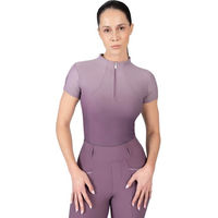 Produktbild von Maximilian Equestrian Funktionsshirt Damen Kurzarm Ombré Base Layer Orchid/Plum Größe S
