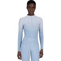 Produktbild von Maximilian Equestrian Funktionsshirt Damen Langarm Ombré Base Layer Aqua Größe L