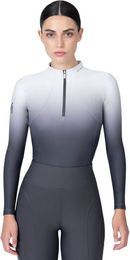 Maximilian Equestrian Funktionsshirt Damen Langarm Ombré Base Layer Grau S – Bild 1 von 1