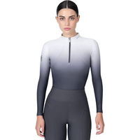 Produktbild von Maximilian Equestrian Funktionsshirt Damen Langarm Ombré Base Layer Grau S