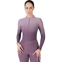 Produktbild von Maximilian Equestrian Funktionsshirt Damen Langarm Ombré Base Layer Orchid/Plum XXS