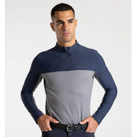 Produktbild von Maximilian Equestrian Funktionsshirt Herren Langarm Kent Base Layer Grey/Navy XS