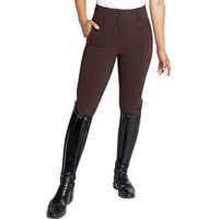 Produktbild von Maximilian Equestrian Honour Damenreithose Full-Grip Braun Größe S