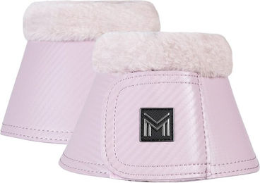 Maximilian Equestrian Hufglocken Drift Bell Boots mit Kunstfell in Mauve XL – Bild 1 von 1