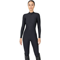 Produktbild von Maximilian Equestrian Jumpsuit Damen Full-Grip Riding Overall Schwarz XXS Winter