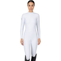 Produktbild von Maximilian Equestrian Jumpsuit Damen Full-Grip Riding Overall Weiß Größe M Winter