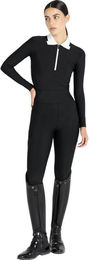 Maximilian Equestrian Langarmshirt Damen Concept Long Sleeve Polo Shirt Baselayer Black S – Bild 1 von 1
