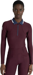 Maximilian Equestrian Langarmshirt Damen Concept Long Sleeve Polo Shirt Baselayer Burgundy XS – Bild 1 von 1