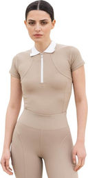 Maximilian Equestrian Poloshirt Concept Shirt Kurzarm Beige Größe L – Bild 1 von 1