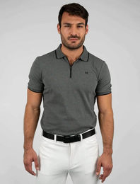 Maximilian Equestrian Poloshirt Core für Herren in Grau Größe XS aus Polyamid – Bild 1 von 1