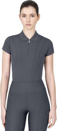 Maximilian Equestrian Poloshirt Damen Kurzarm Arc T-Shirt Grau Größe L – Bild 1 von 1