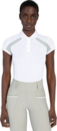 Maximilian Equestrian Poloshirt Damen Laurel/White in Weiß/Grün Größe L – Bild 1 von 1