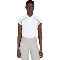 Produktbild von Maximilian Equestrian Poloshirt Damen Laurel/White in Weiß/Grün Größe L