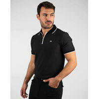 Produktbild von Maximilian Equestrian Poloshirt für Herren in Schwarz Größe M aus Polyamid